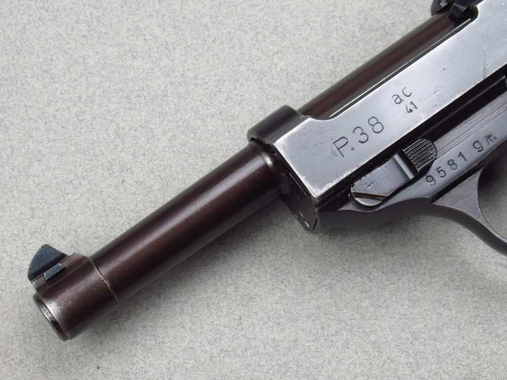 Desirable 1941 German WWII Walther AC41 P38 Pistol 9mm Luger Mauser pp-img-6