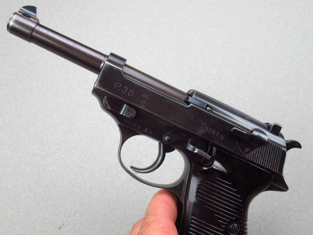 Desirable 1941 German WWII Walther AC41 P38 Pistol 9mm Luger Mauser pp-img-129