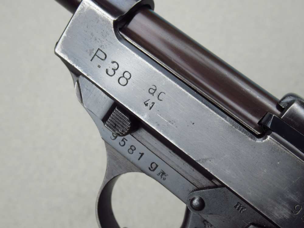 Desirable 1941 German WWII Walther AC41 P38 Pistol 9mm Luger Mauser pp-img-1