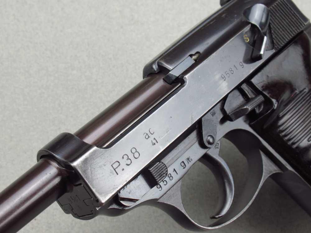 Desirable 1941 German WWII Walther AC41 P38 Pistol 9mm Luger Mauser pp-img-22