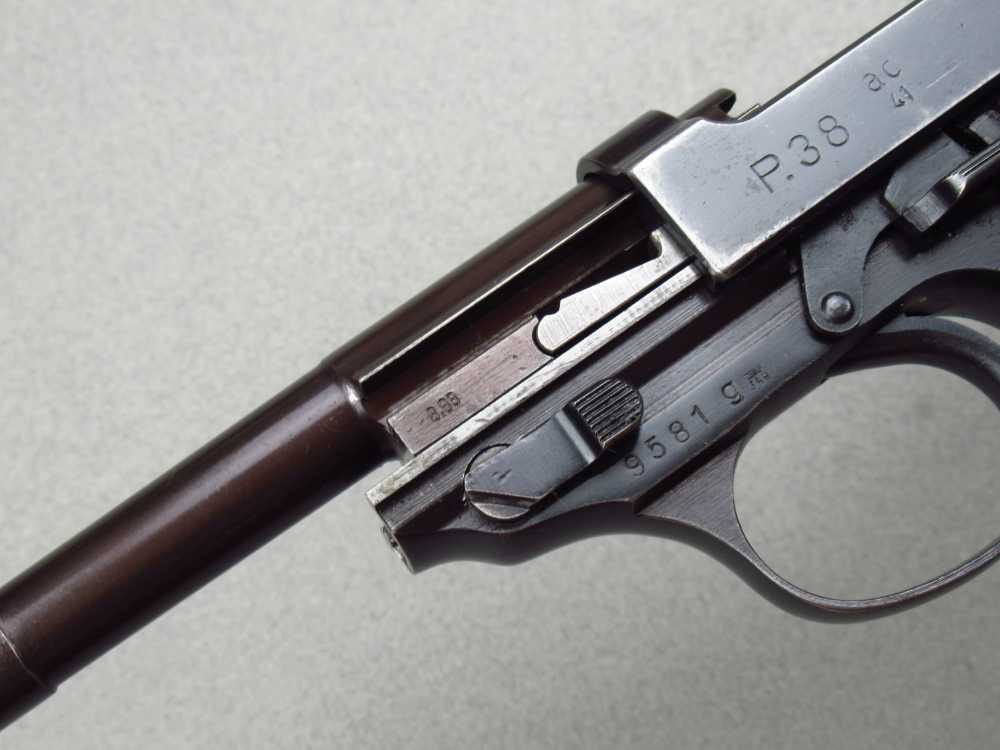 Desirable 1941 German WWII Walther AC41 P38 Pistol 9mm Luger Mauser pp-img-68
