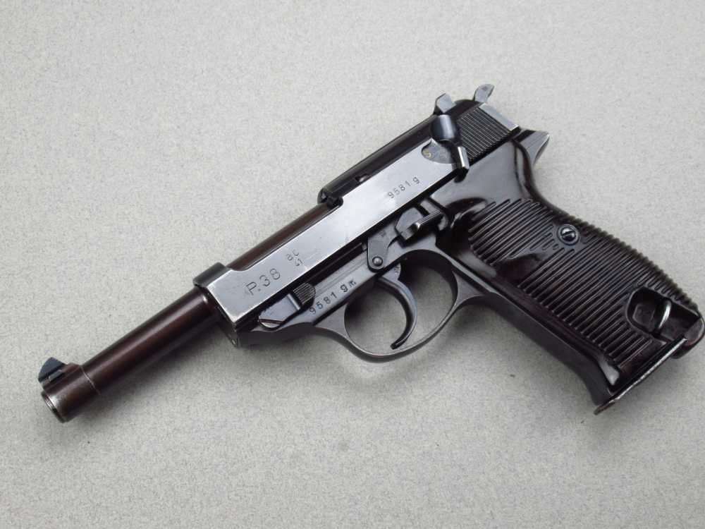 Desirable 1941 German WWII Walther AC41 P38 Pistol 9mm Luger Mauser pp-img-5