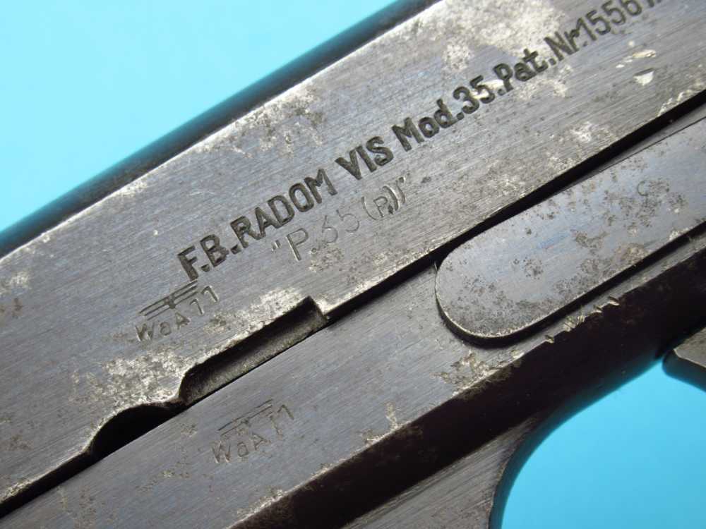 Rare WWII 1941 Slotted Polish Radom VIS pistol 9mm Luger German P38-img-20