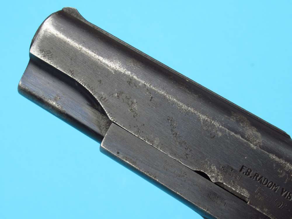 Rare WWII 1941 Slotted Polish Radom VIS pistol 9mm Luger German P38-img-10