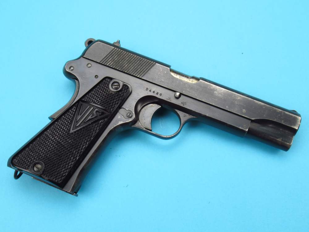 Rare WWII 1941 Slotted Polish Radom VIS pistol 9mm Luger German P38-img-38