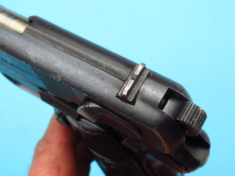 Rare WWII 1941 Slotted Polish Radom VIS pistol 9mm Luger German P38-img-37