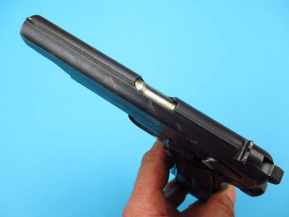 Rare WWII 1941 Slotted Polish Radom VIS pistol 9mm Luger German P38-img-34