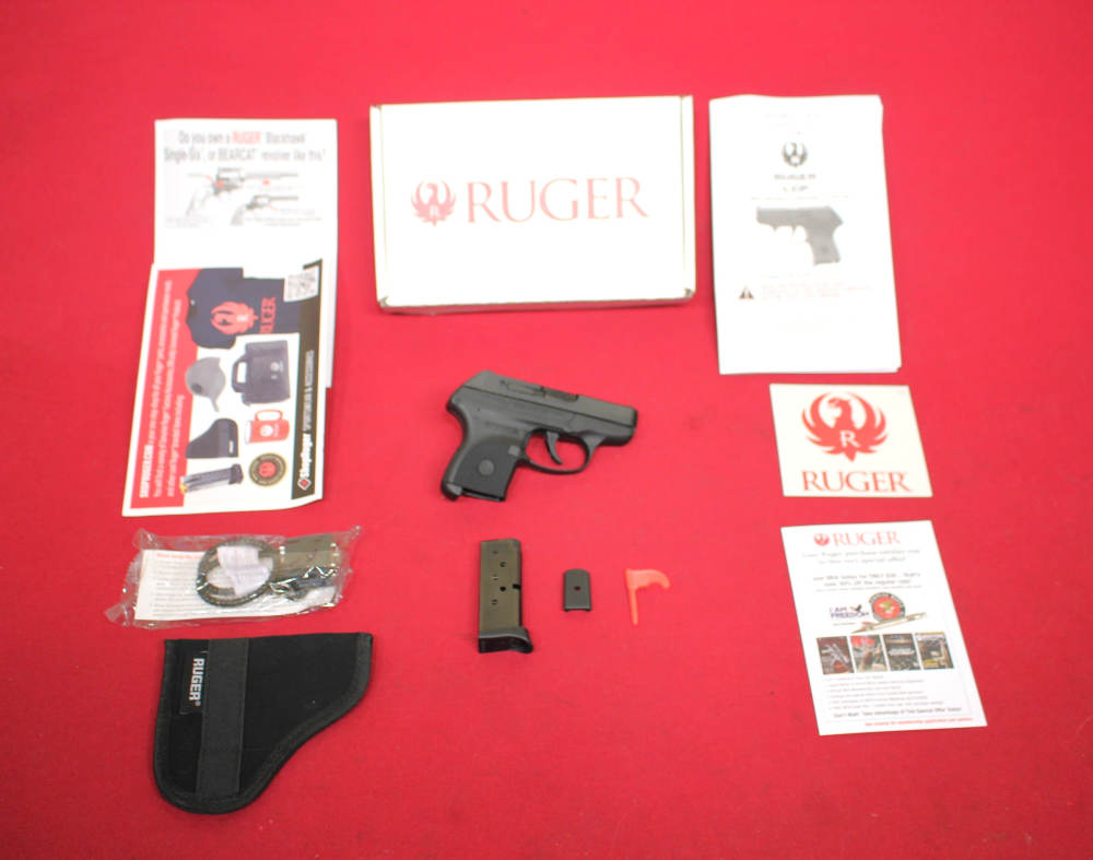 Ruger LCP .380 Pistol w/2.75" Bbl, Box, Mag, Holster, Manual - NICE - 2025-img-0