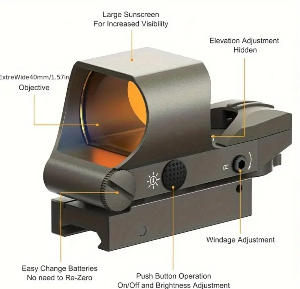 AR-15 Tactical Red Dot Sight -img-1