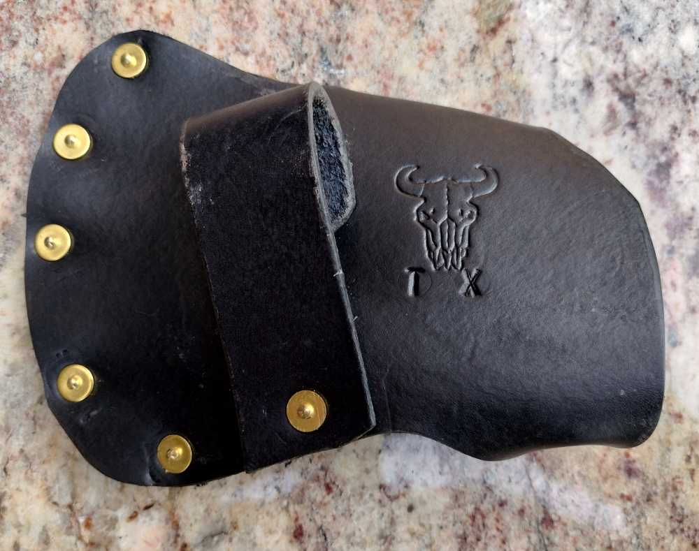 Leather Hatchet Sheath fits Estwing Sportsman's Axe Model E24A-img-1