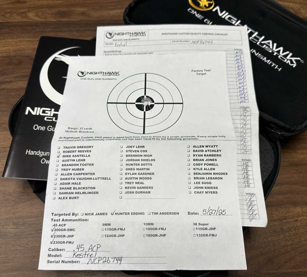 Nighthawk Custom 1911 Kestrel Commander 4.25" 45ACP IOS 9432 .45 -img-23
