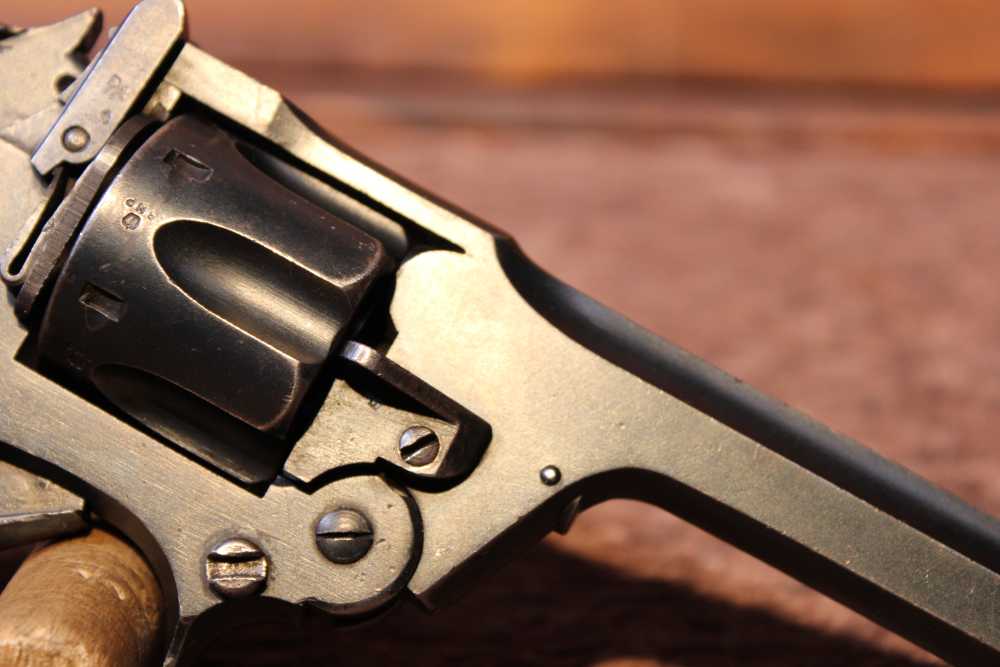 1932 C&R Enfield No. 2 Mk 1 Webley .38 S&W 5" bbl Top Break Double Action-img-12