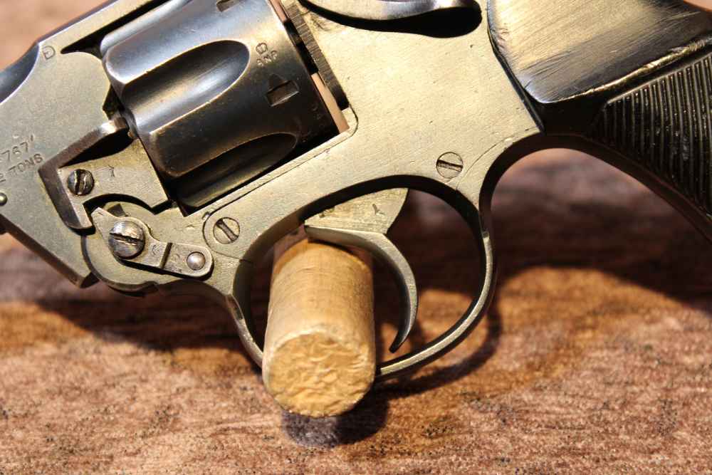 1932 C&R Enfield No. 2 Mk 1 Webley .38 S&W 5" bbl Top Break Double Action-img-5