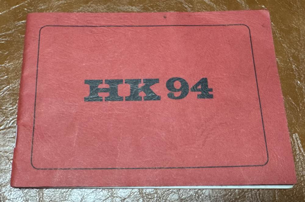 HK 94 Original OEM Owner's Manual - Very Nice Preserved Condition!-img-0