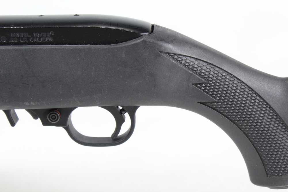 Ruger 10/22 .22 Long Rifle Semi Auto Rifle 18" Barrel Black Synthetic Stock-img-14
