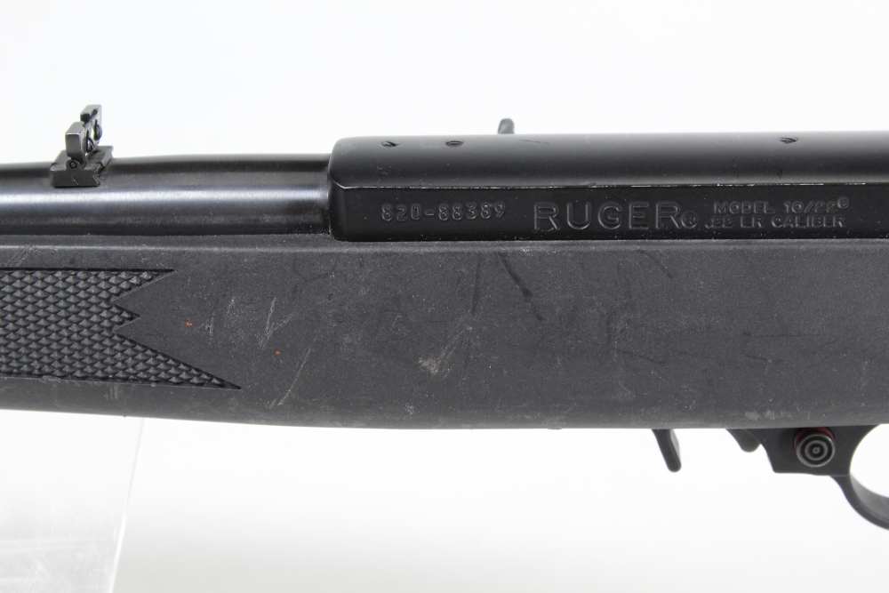 Ruger 10/22 .22 Long Rifle Semi Auto Rifle 18" Barrel Black Synthetic Stock-img-13
