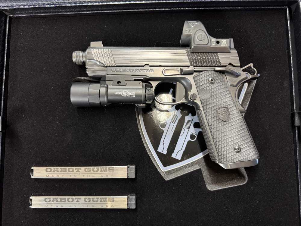 Cabot Apocolypse Commander 1911 9mm DAMASCUS-img-0