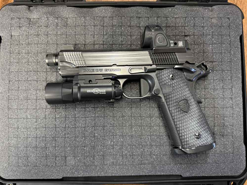 Cabot Apocolypse Commander 1911 9mm DAMASCUS-img-3