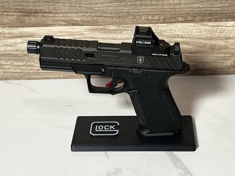 Glock Pistol Stand - Custom 3D Printed Display-img-0