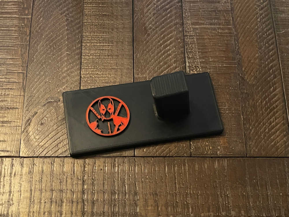 Deadpool Themed Glock Pistol Stand Swords Custom 3D Printed Display-img-0