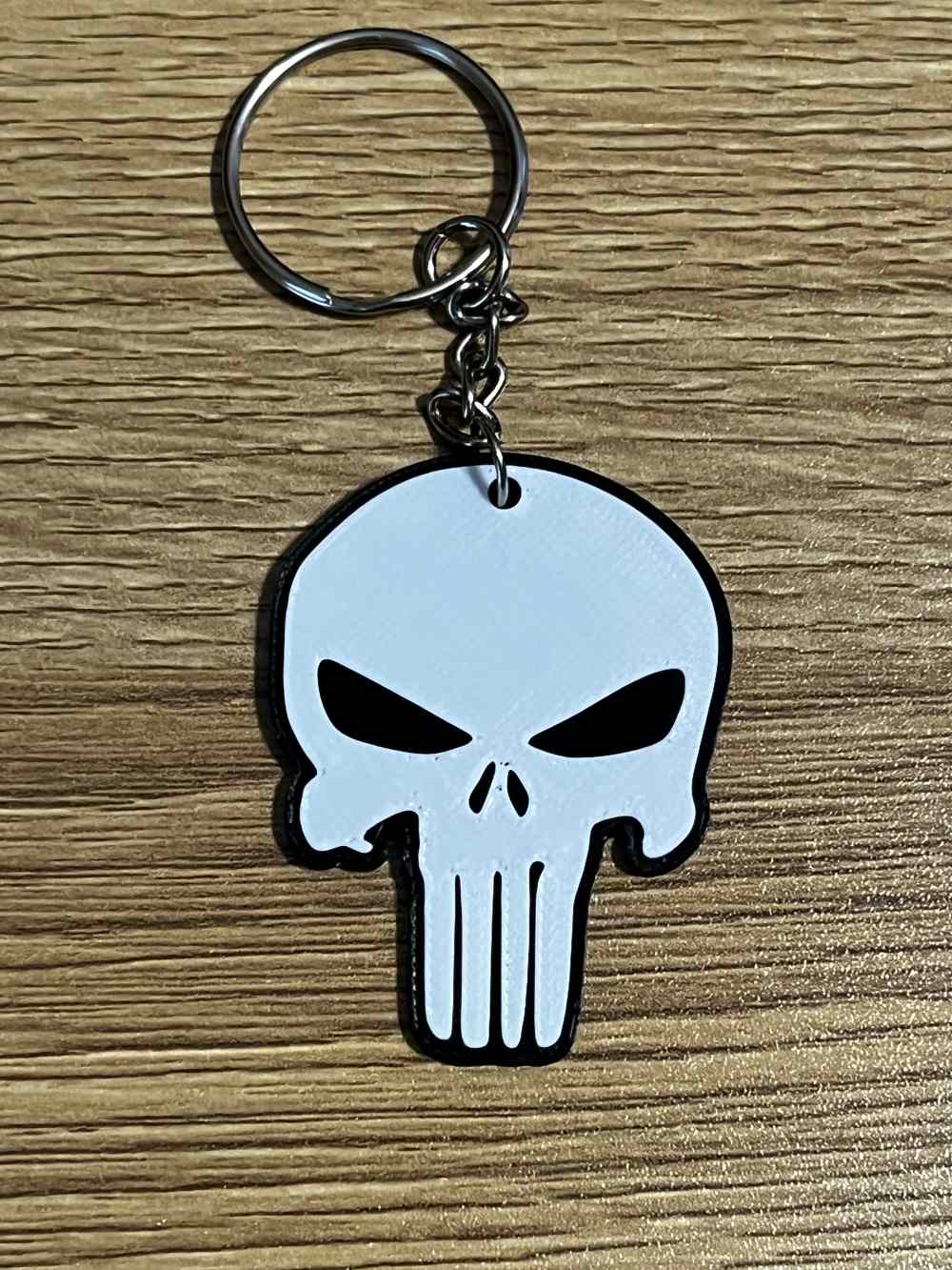 Punisher Skull Keychain - Marvel Inspired Collectible-img-0