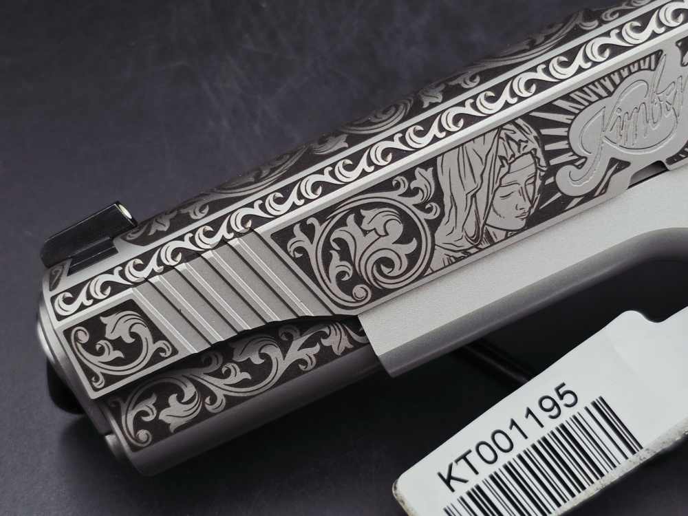 Engraved Heaven & Hell KIMBER 45acp 1911 LW Bundle DK Customs Penny Auction-img-6