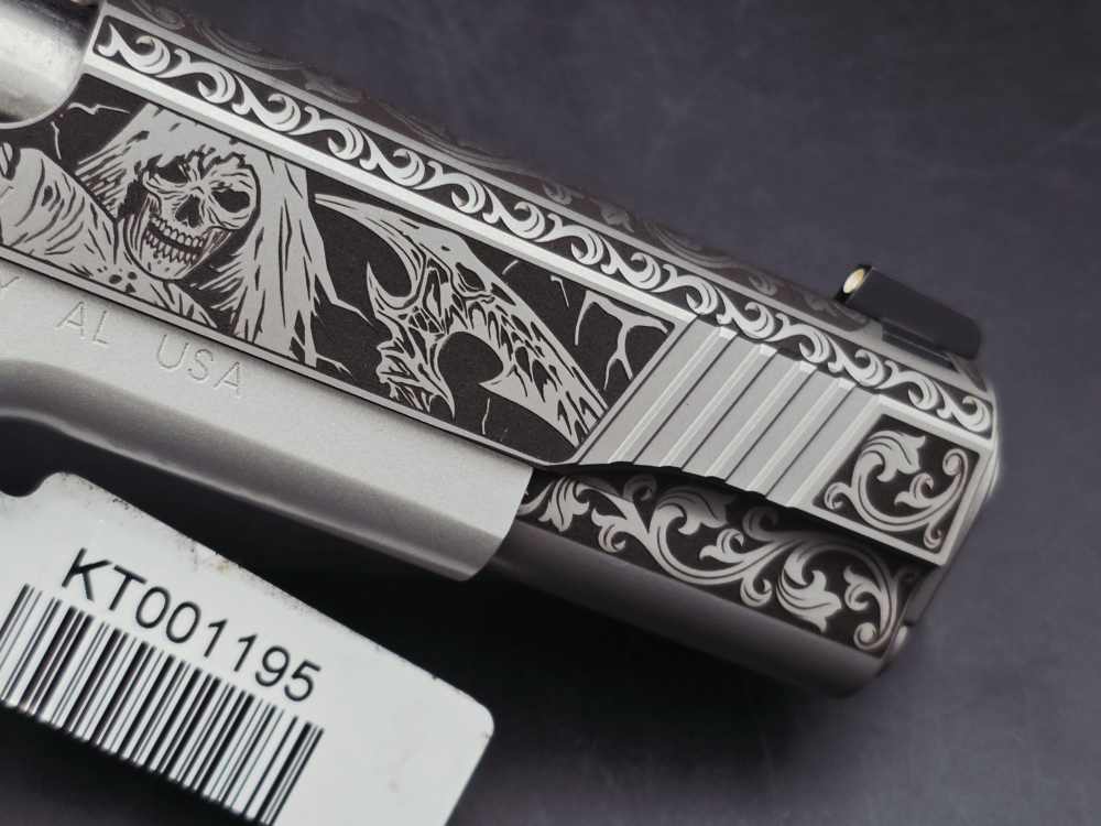 Engraved Heaven & Hell KIMBER 45acp 1911 LW Bundle DK Customs Penny Auction-img-11