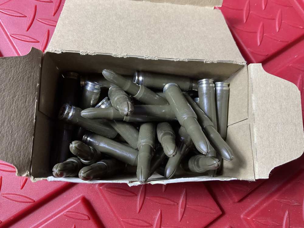 German DAG 50 Round 7.62x51 NATO Plastic Blank DM28A2 45 Round Box LOT #97-img-1