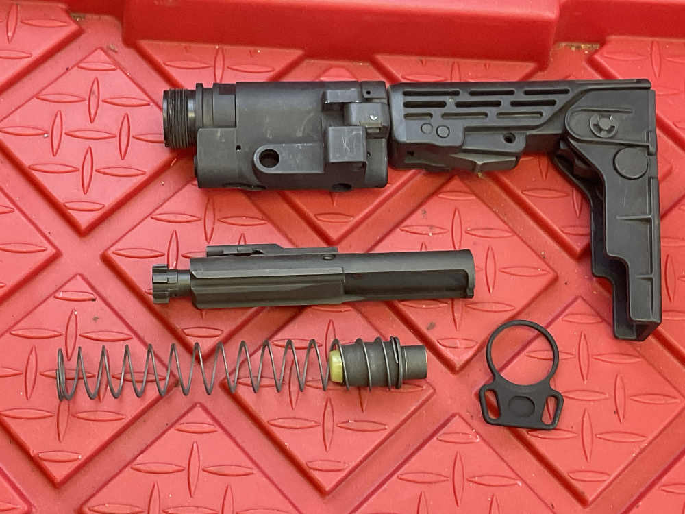 Colt M5 SCW Sub Compact Weapon 5.56 PDW Stock Bolt Buffer Parts Retro AR 15-img-1