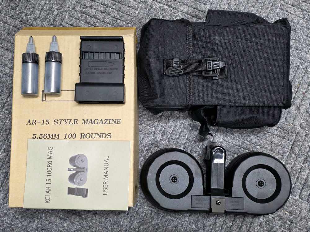 NIB Beta-C 100 Round AR-15 Drum Mag Colt Daniel Defense V7 HK Seekins POF-img-0