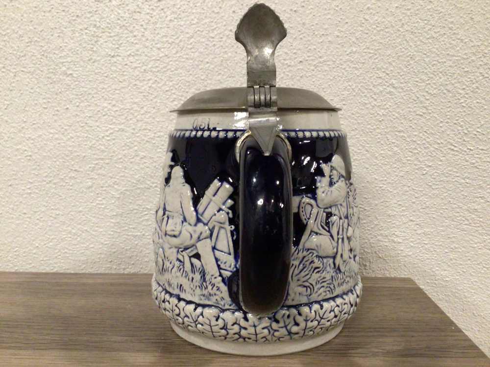 Original WWII German Infantry Stein - Near Mint - Mint W/Maker-img-8