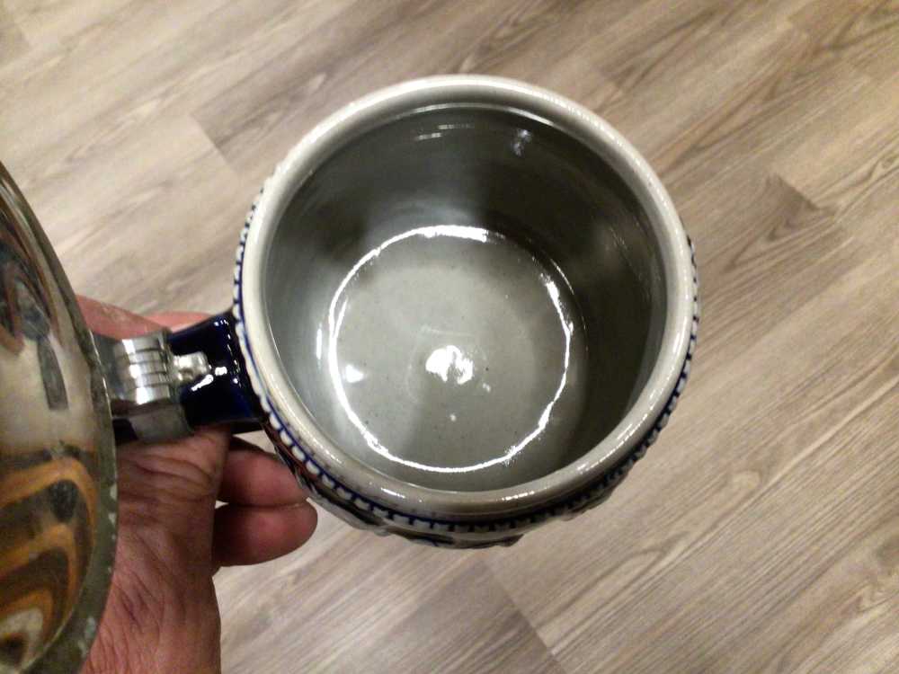 Original WWII German Infantry Stein - Near Mint - Mint W/Maker-img-12