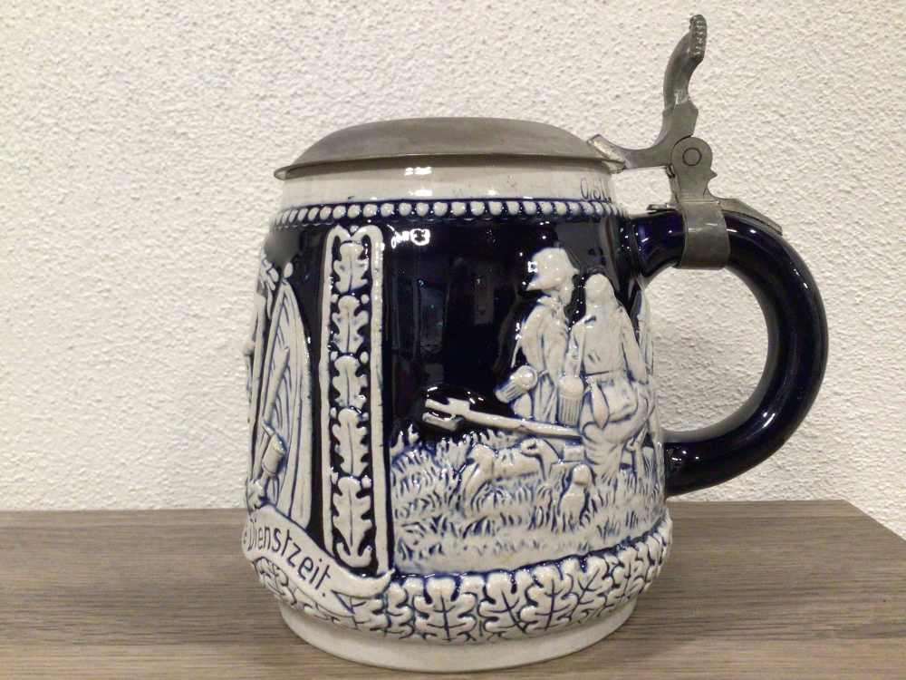 Original WWII German Infantry Stein - Near Mint - Mint W/Maker-img-6