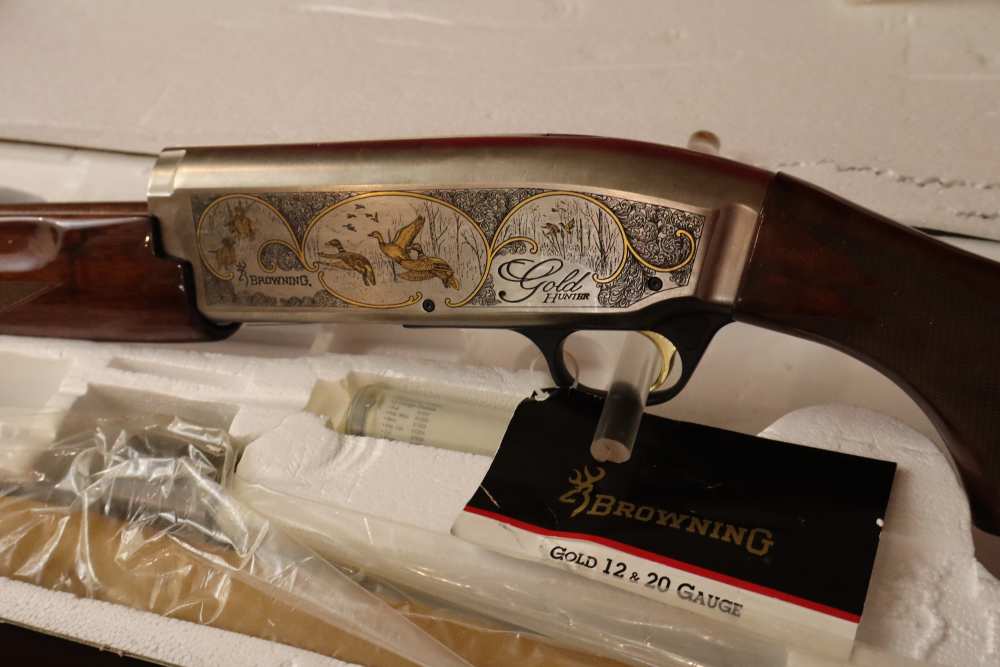  2000 Browning gold Hunter 12ga   NRA  Gun of the year #113 OF 750 -img-13