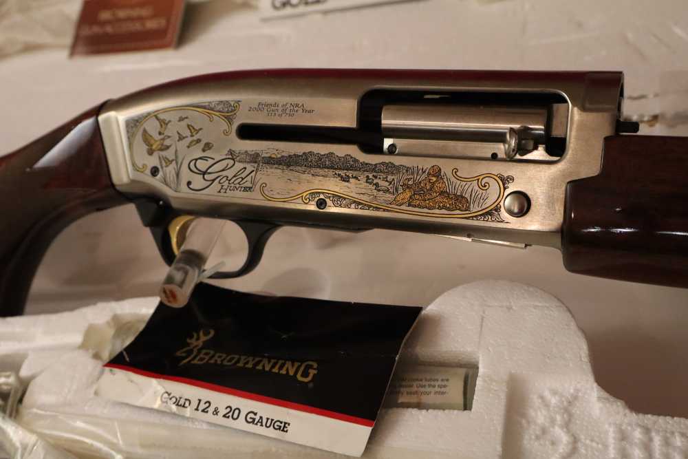  2000 Browning gold Hunter 12ga   NRA  Gun of the year #113 OF 750 -img-14