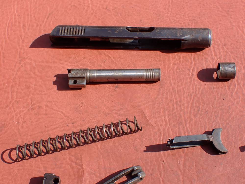 REMINGTON MODEL 51 FACTORY .380ACP PISTOL PARTS KIT SET w/ ORIGINAL GRIPS-img-100