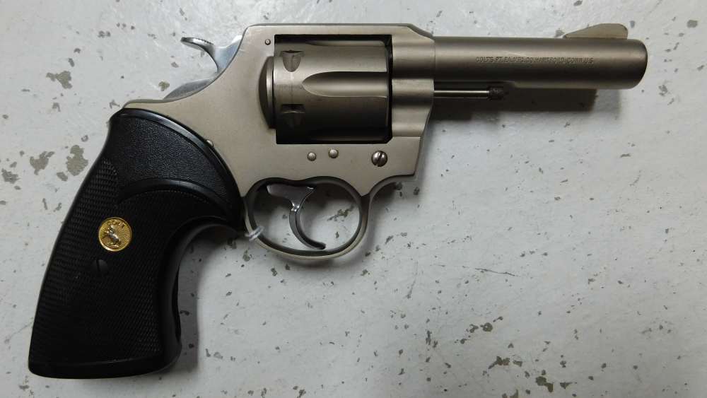 RARE Colt Lawman MkIII COLTGUARD 357 Magnum Satin Nickela-img-0