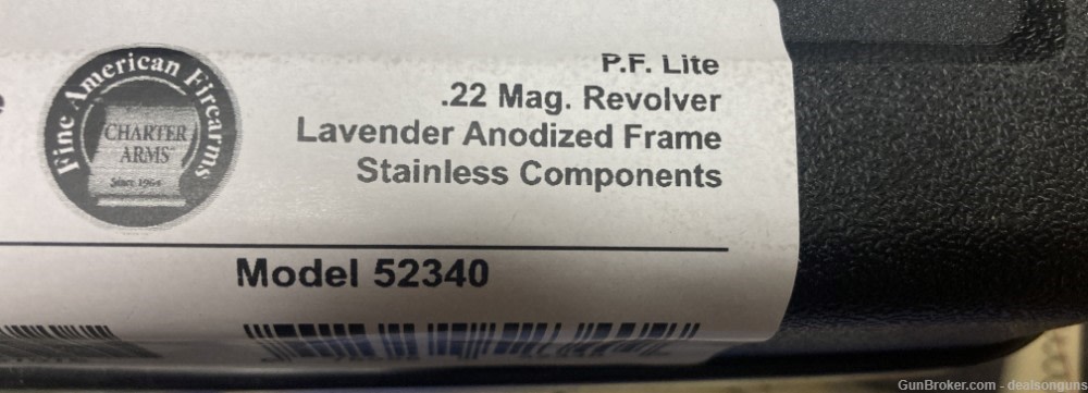 Charter Arms Lavender Lady 8 shot 22 mag #52340 22wmr New(no card fees)-img-3