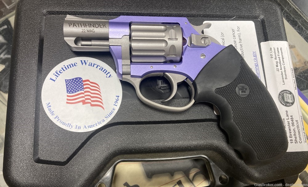 Charter Arms Lavender Lady 8 shot 22 mag #52340 22wmr New(no card fees)-img-0