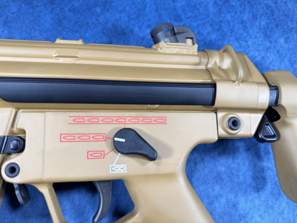TRANSFERABLE FACTORY MP5 Push Pin with Burst Lower in RAL8000 EFILE READY-img-2