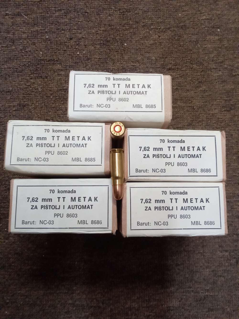 Privi Partizan 7.62x25 Tokarev, 350 rds. -img-0