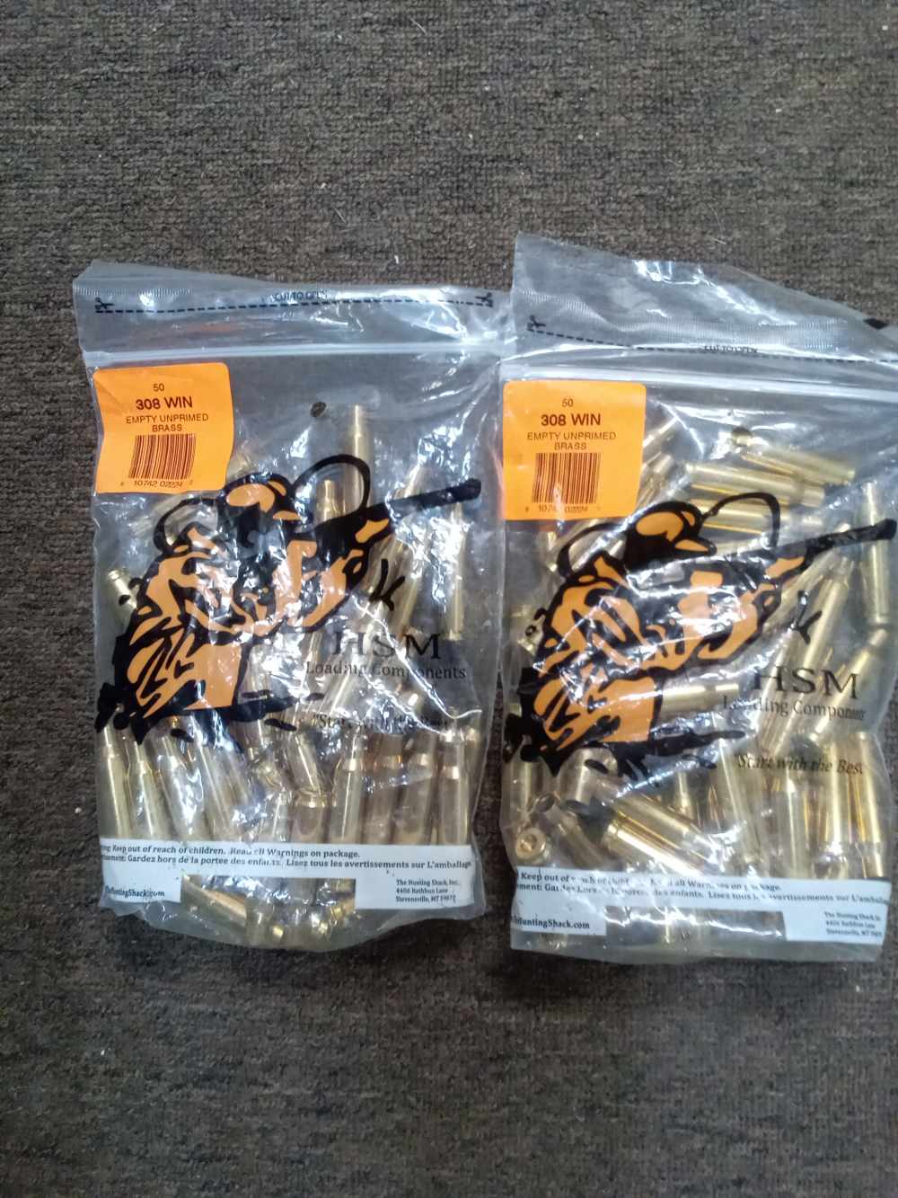 New .308 Winchester Brass, 100 pcs-img-0
