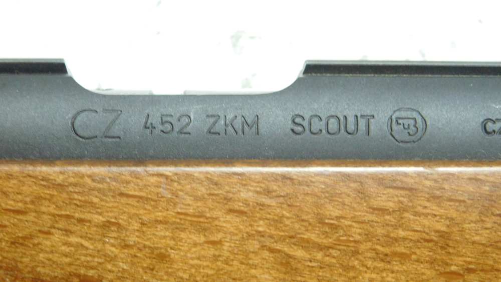 EXCELLENT CZ 452 ZKM Scout Rifle 22LR w/3 Magazines VERY HANDY!-img-3