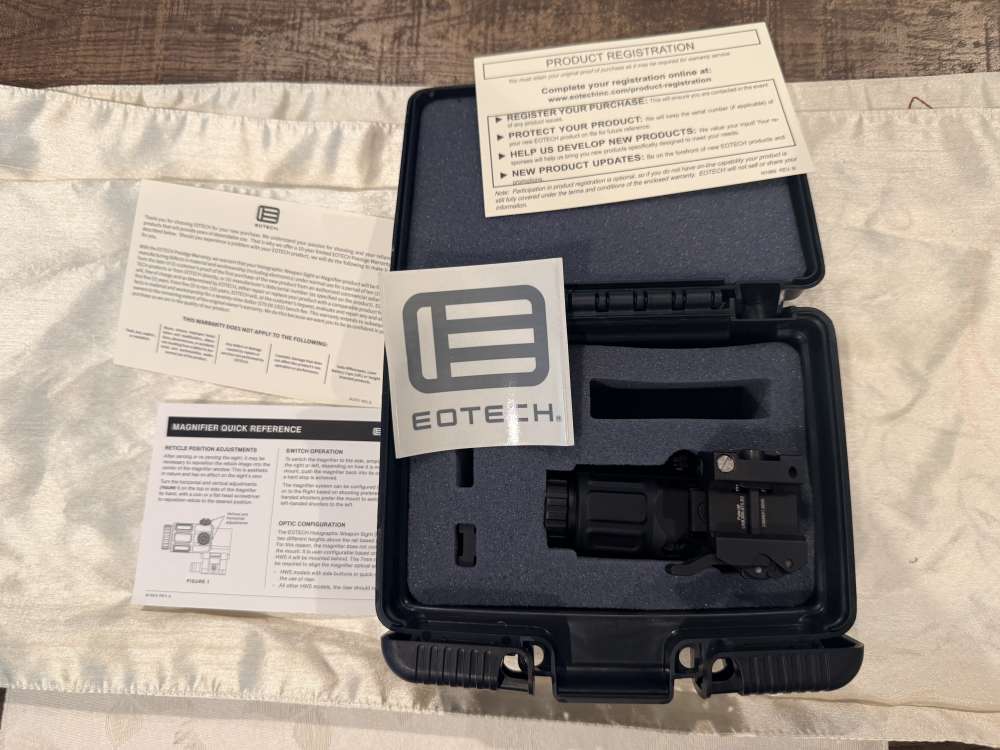 EOTECH G33.STS 3x Magnifier Black Flip-to-Side quick detach mount-img-0