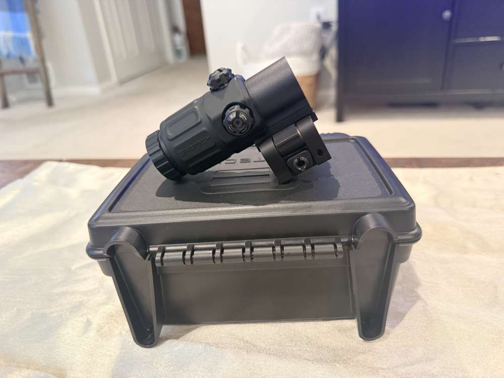 EOTECH G33.STS 3x Magnifier Black Flip-to-Side quick detach mount-img-1