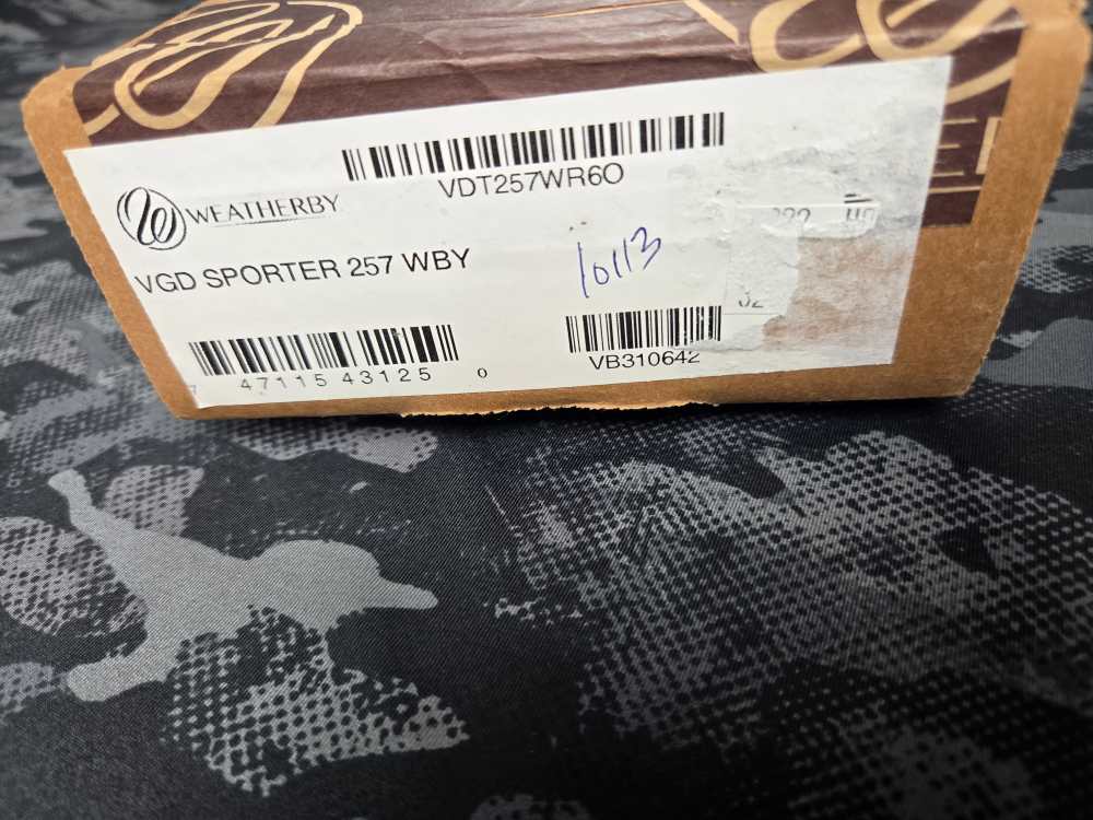 Used Weatherby Vanguard Sporter .257 Wby mag-img-47