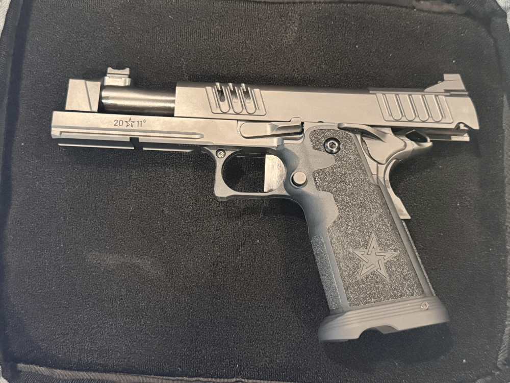 STACCATO XC 2011 9MM - UNDER 500 RDS - RED DIRT TRIGGER - OPTIC PLATES-img-4