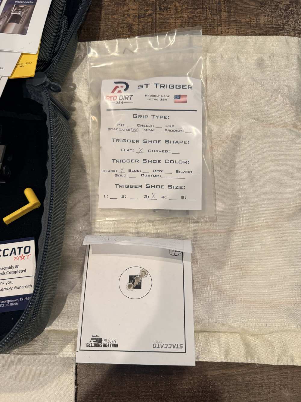 STACCATO XC 2011 9MM - UNDER 500 RDS - RED DIRT TRIGGER - OPTIC PLATES-img-13
