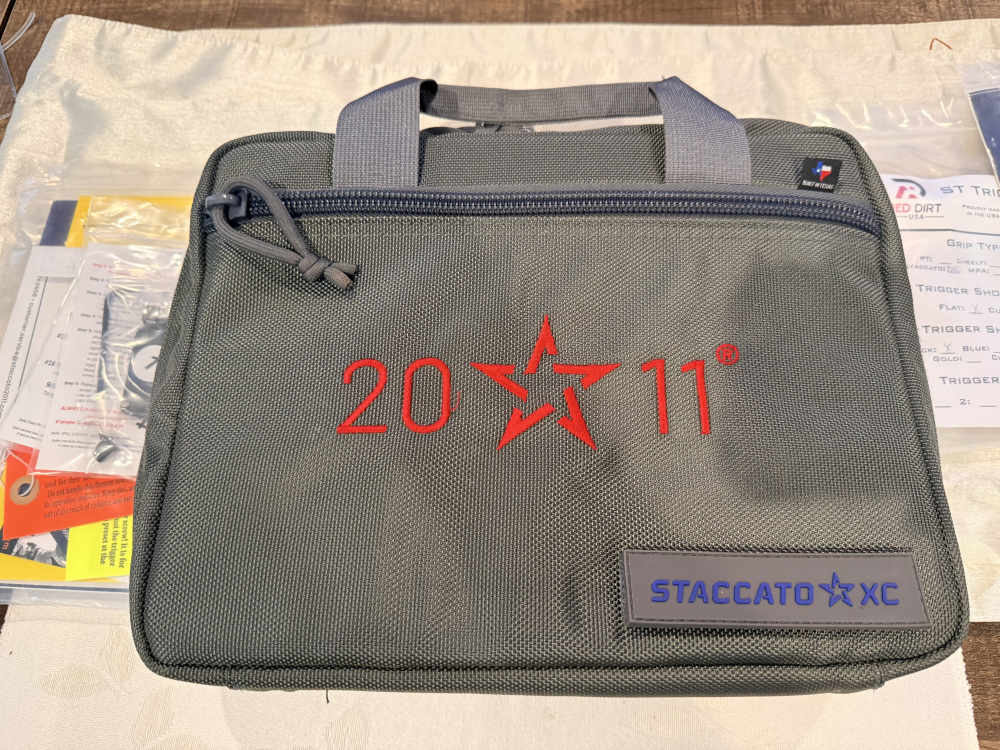 STACCATO XC 2011 9MM - UNDER 500 RDS - RED DIRT TRIGGER - OPTIC PLATES-img-14