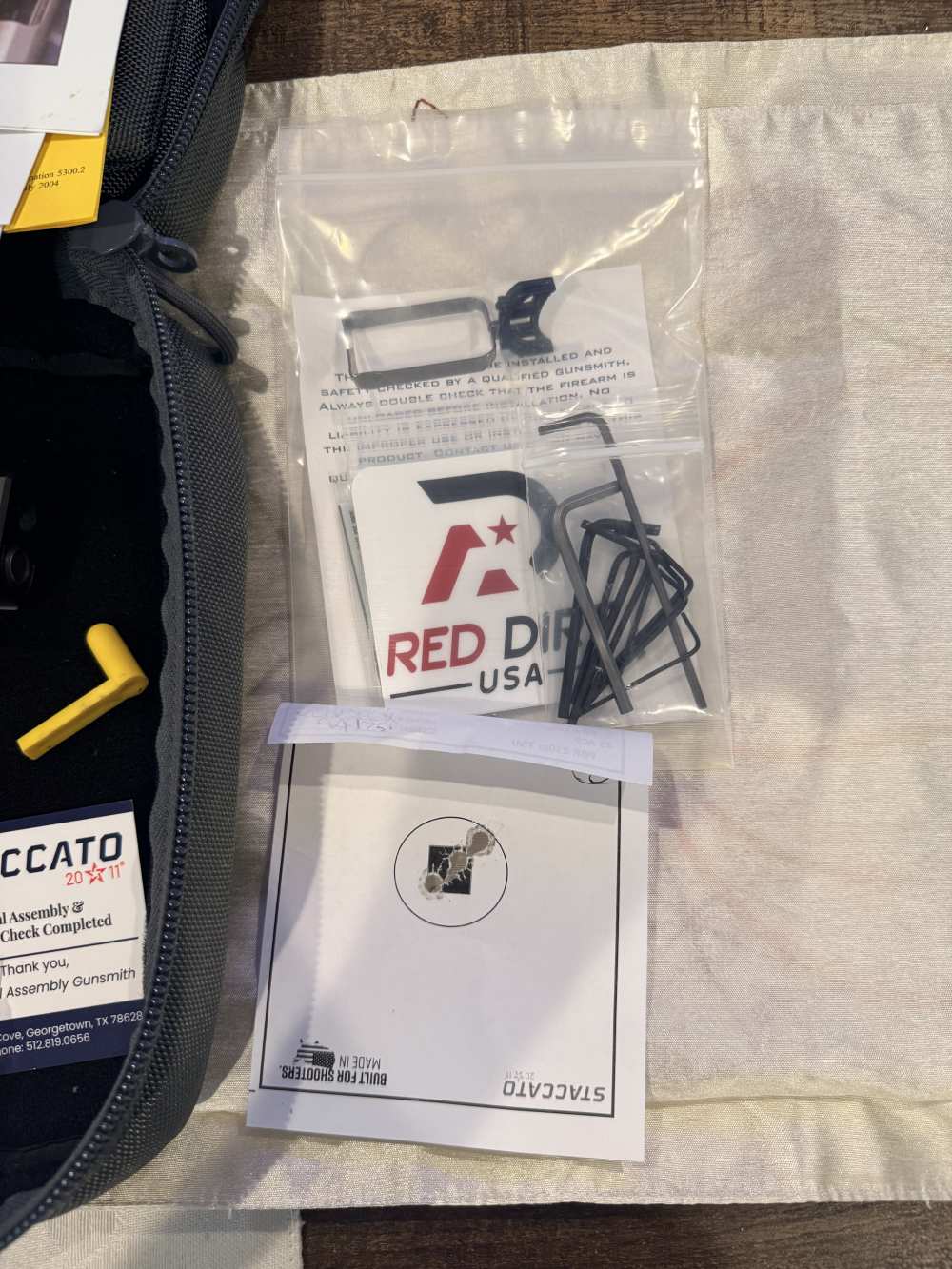 STACCATO XC 2011 9MM - UNDER 500 RDS - RED DIRT TRIGGER - OPTIC PLATES-img-11